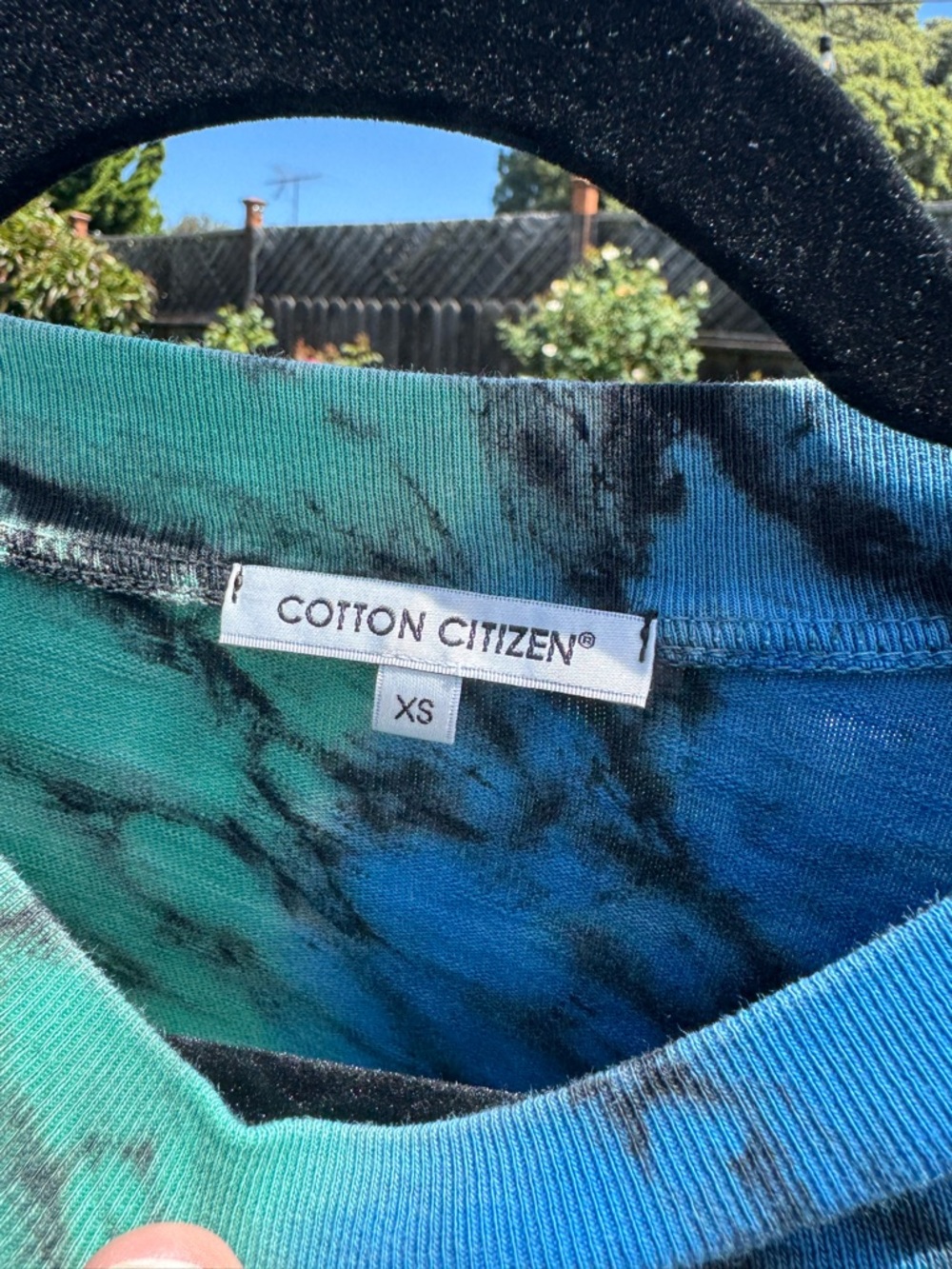 Cotton Citizen Tokyo Crop Long Sleeve Tee size XS - Picture 6 of 9